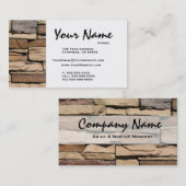 石積みの名刺 名刺 (正面/裏面)