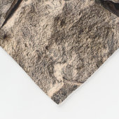 石積みの壁石 フリースブランケット (角)