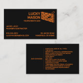 石積みレンガの名刺 名刺 (正面/裏面)