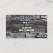 石積み建築名刺 名刺 (裏面)