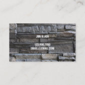 石積み建築名刺 名刺 (裏面)