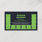 石積み煙突の名刺 名刺 (正面)