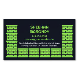 石積み煙突 マグネット名刺