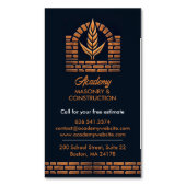 石積み煙突 マグネット名刺 (正面縦)