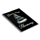 石積み調和ロックバランス ノートブック (右側)