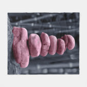 石積み フリースブランケット (正面(横))