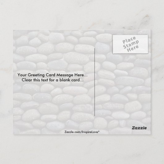 石積み ポストカード (裏面)