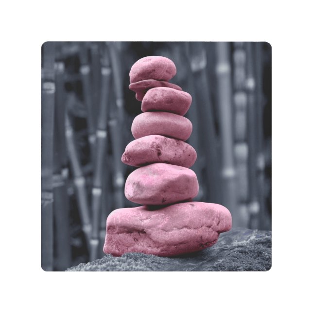 石積み メタルプリント (正面)