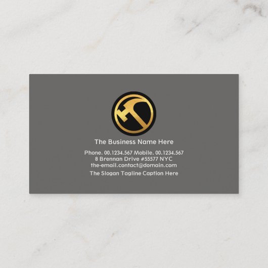 石積煉瓦積み建築手納屋 名刺 (裏面)