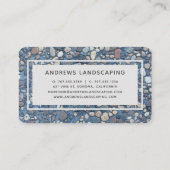 石素朴石通路 |造園 名刺 (裏面)