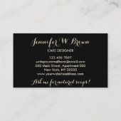 石素朴鹸籠フローラブランディング 名刺 (裏面)