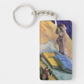 石膏の小像、バラと小説 ヴィンセント・ヴァン・ゴッホ キーホルダー (正面)