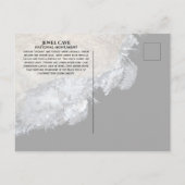 石膏クモ、洞窟の形成、宝石の洞窟、SD ポストカード (裏面)