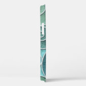 石膏壁と渦巻き模様のシームレスなテクスチャ Case-Mate iPhoneケース (裏面 / 右)