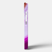 石英付き宝石シリーズパープルアジト Case-Mate iPhoneケース (裏面 / 左)