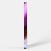 石英付き宝石シリーズパープルアジト iPhoneケース (右側面)