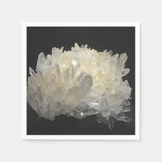 石英素晴らし結晶 スタンダードカクテルナプキン (正面)