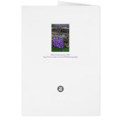 石誇りを持ったWの上に重ねて咲く母/紫の花の (裏面)