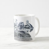 石造りに山の切り分けること コーヒーマグカップ (正面右)