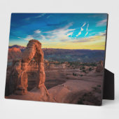 石造りのアーチ フォトプラーク (側面)