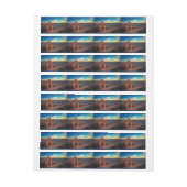 石造りのアーチ ラップアラウンド宛名ラベル (シート)