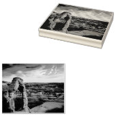 石造りのアーチ ラバースタンプ (押印)