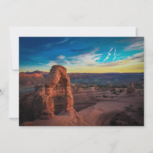 石造りのアーチ 招待状 (正面)