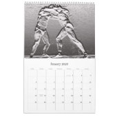 石造りのカレンダーの人 カレンダー (1月 2026)