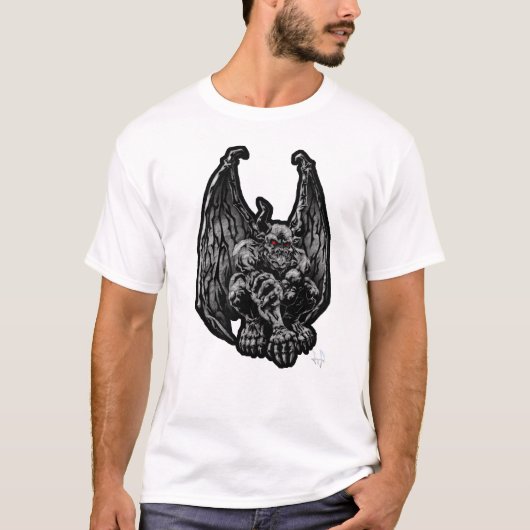 石造りのガーゴイル Tシャツ (正面)