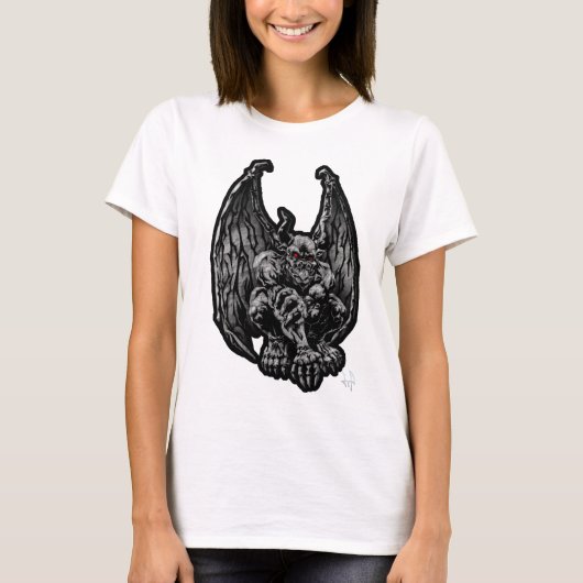 石造りのガーゴイル Tシャツ (正面)