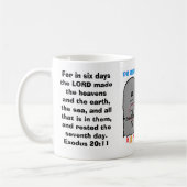 石造りのコップで書かれる コーヒーマグカップ (左)