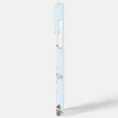 石造りのコテージイングリッシュガーデンワイルドフラワーブルースカイ Case-Mate iPhoneケース (裏面 / 左)