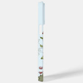 石造りのコテージイングリッシュガーデンワイルドフラワーブルースカイ Case-Mate iPhoneケース (裏面 / 右)