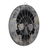 石造りのスカル ダーツボード (正面左)