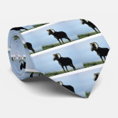 石造りのヒツジ(大きいラム) ネクタイ (ロール)