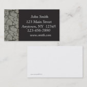 石造りのボーダー名刺 名刺 (正面/裏面)