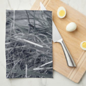 石造りの仏のヘッド台所ふきん キッチンタオル (四つ折り)