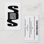 石造りの住居のスタジオの名刺 名刺 (正面/裏面)