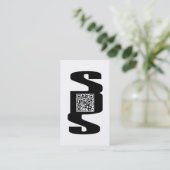 石造りの住居のスタジオの名刺 名刺 (スタンド正面)