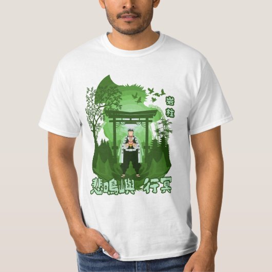 石造りの侍 Tシャツ (正面)