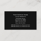 石造りの名刺 名刺 (裏面)