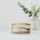 石造りの名刺 名刺 (スタンド正面)