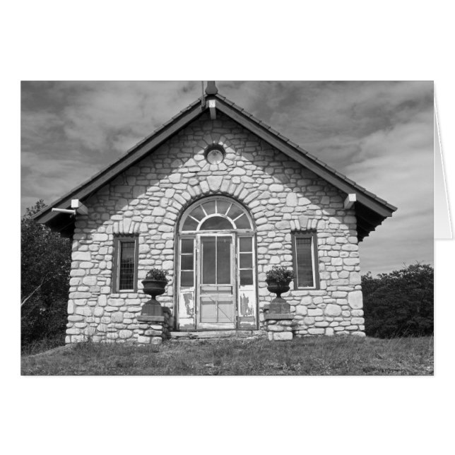 石造りの家 (正面横)