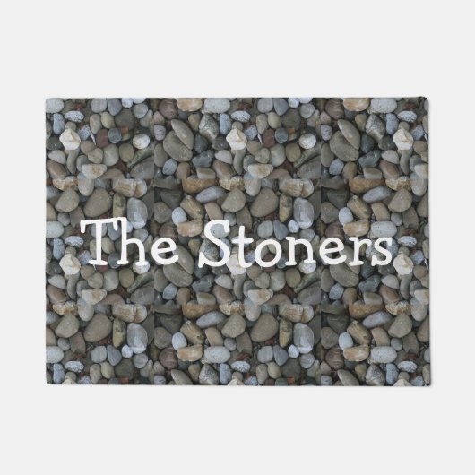 石造りの玄関マット ドアマット (正面)