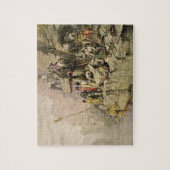 石造りの石切り場1833年(色のlitho) ジグソーパズル (縦)