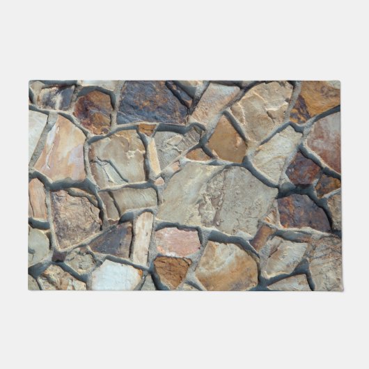 石造りの石板 ドアマット (正面)