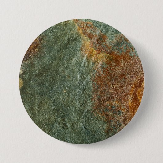 石造りの背景-石板の石によってカスタマイズテンプレート 缶バッジ (正面)