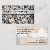 石造りのBackgoundを改造する台所 名刺 (正面/裏面)