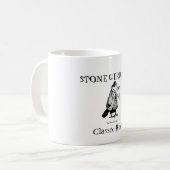 石造りのGerraldのクラシックのマグ コーヒーマグカップ (正面左)