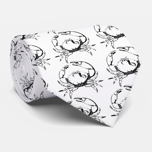 石造りカニ ネクタイ (ロール)